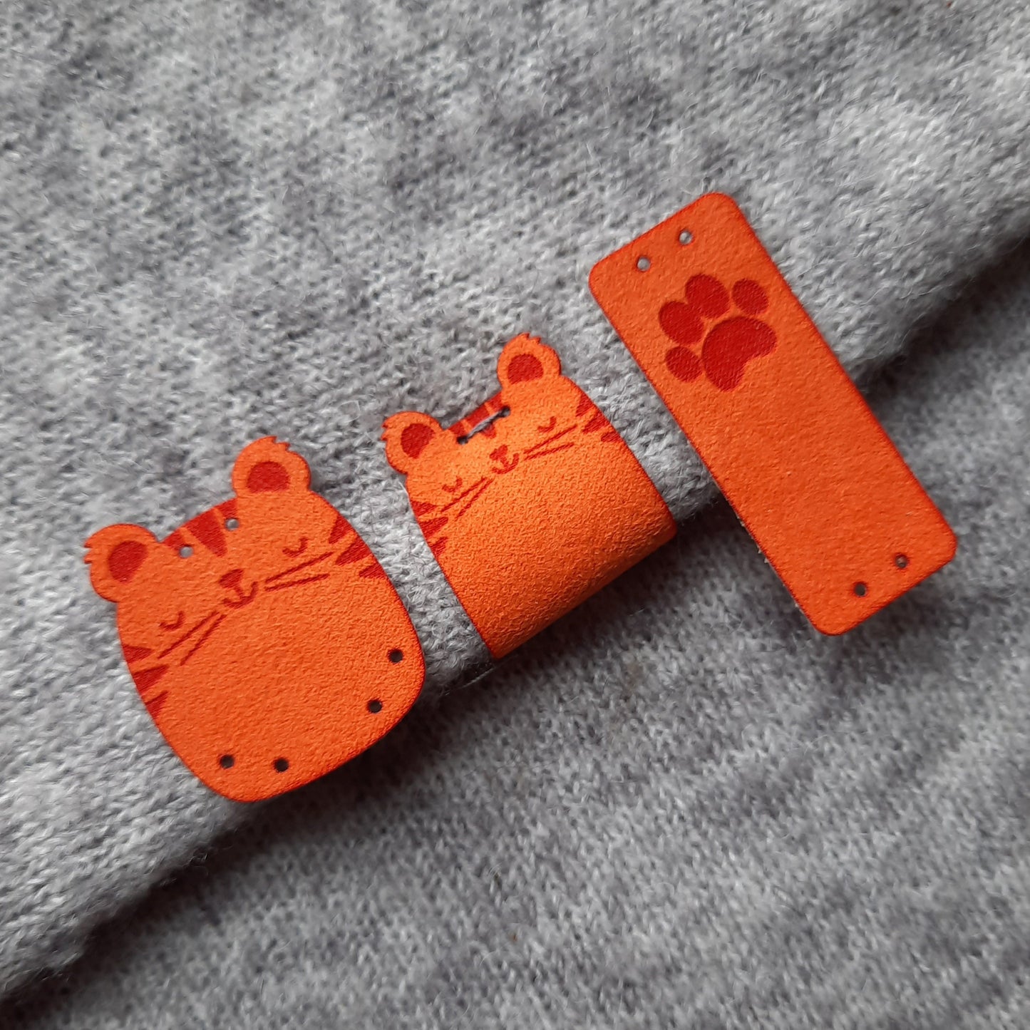Weiche Wildleder-Labels für Handmade – 9er Set