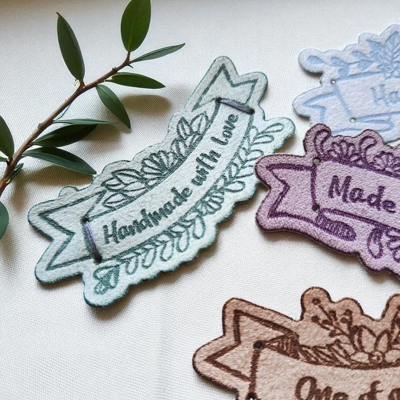 Vintage-Etiketten-Set – 10 bunte Tags für handgefertigte Projekte