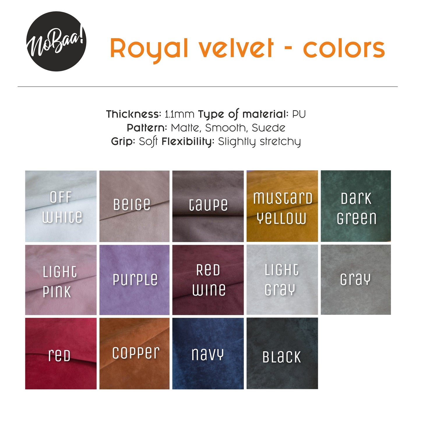 Royal Velvet Kunstleder-Etiketten – handgemacht, waschbar, luxuriöser Finish