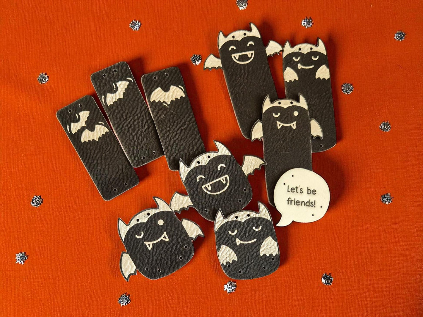Bezaubernde Fledermaus-Etiketten - Perfektes Finish für handgemachte Projekte