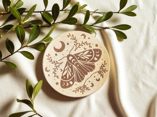 Magische Motten-Labels aus Kunst-Wildleder – 22 Farben, perfekt für Strick-, Häkel- & Nähprojekte