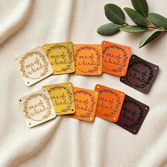 One of a kind - Premium PVC Kunstleder Labels