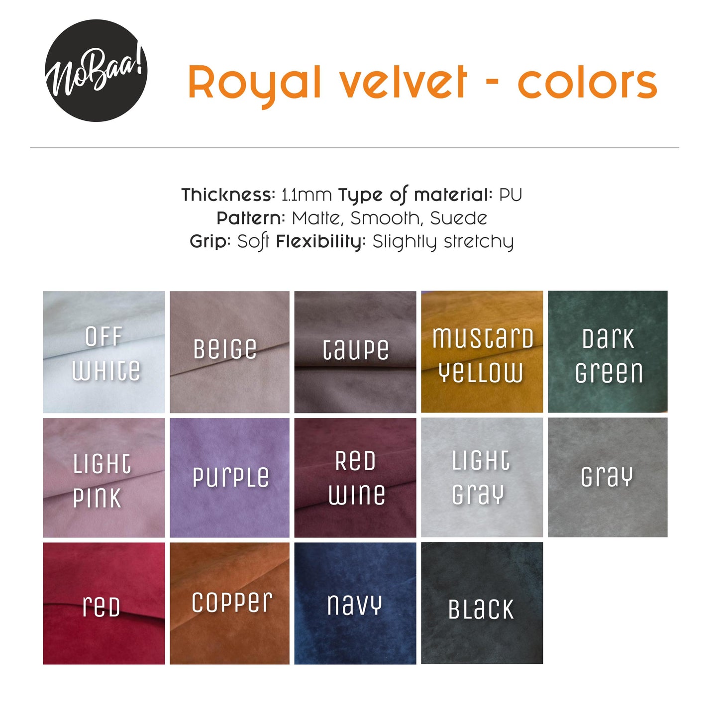 Royal Velvet Etiketten – Weiches Kunstleder für Handgemachte