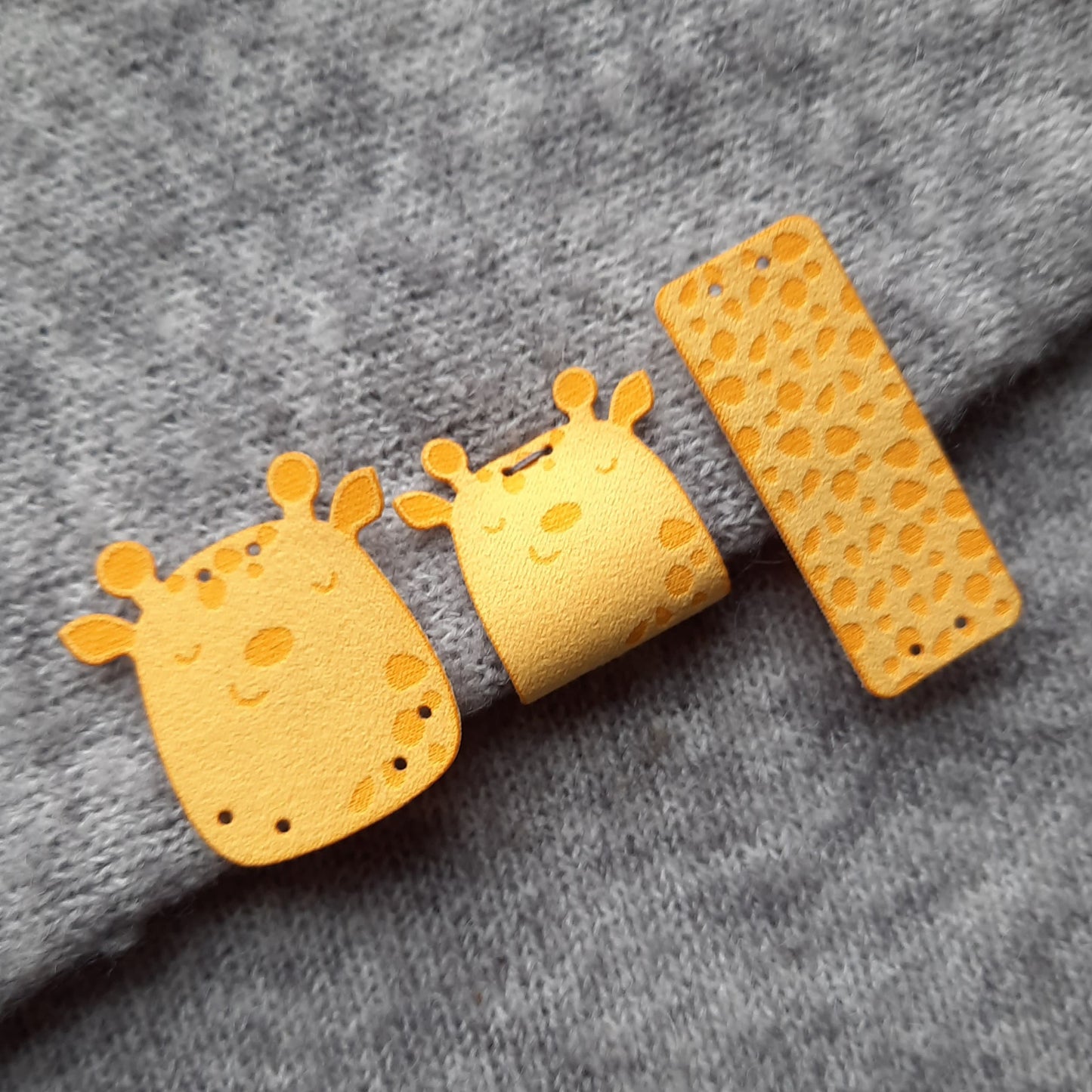 Weiche Wildleder-Labels für Handmade – 9er Set