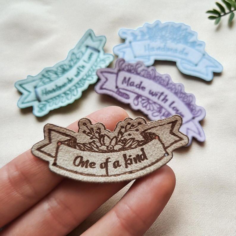 Vintage-Etiketten-Set – 10 bunte Tags für handgefertigte Projekte