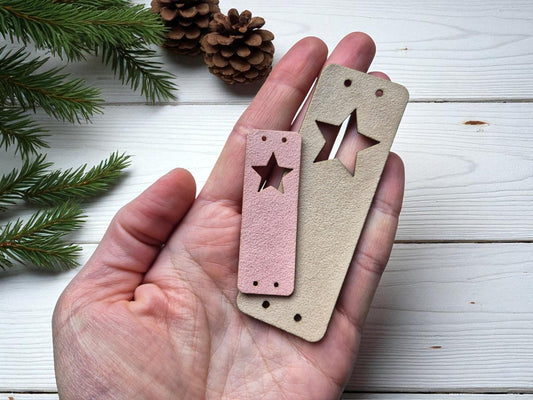 Royal Velvet Labels – Hochwertige Kunstleder-Etiketten für Handarbeiten, 14 Farben