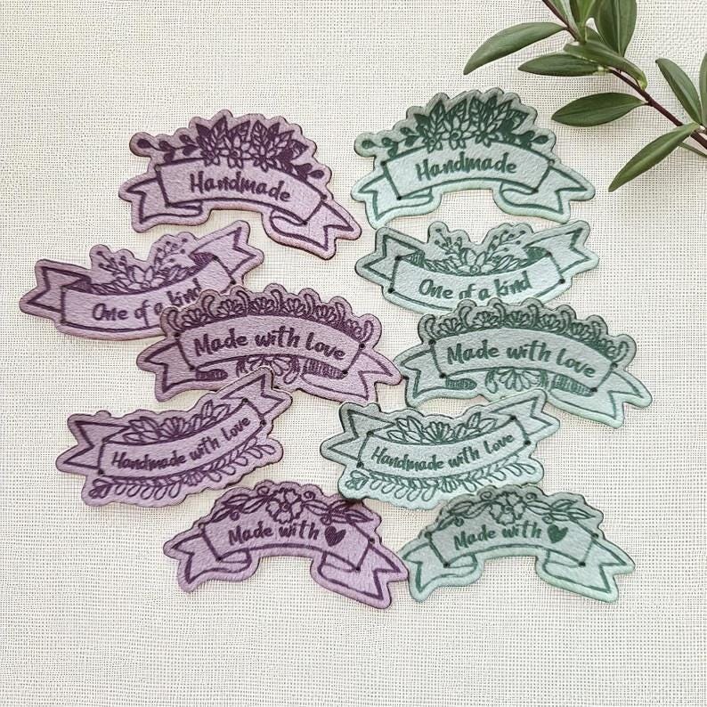 Vintage-Etiketten-Set – 10 bunte Tags für handgefertigte Projekte
