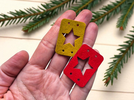 Royal Velvet Kunstleder-Etiketten – handgemacht, waschbar, luxuriöser Finish