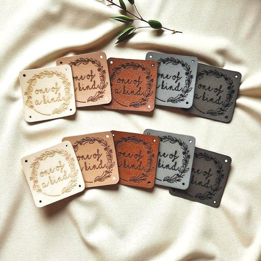 One of a kind - Premium PVC Kunstleder Labels