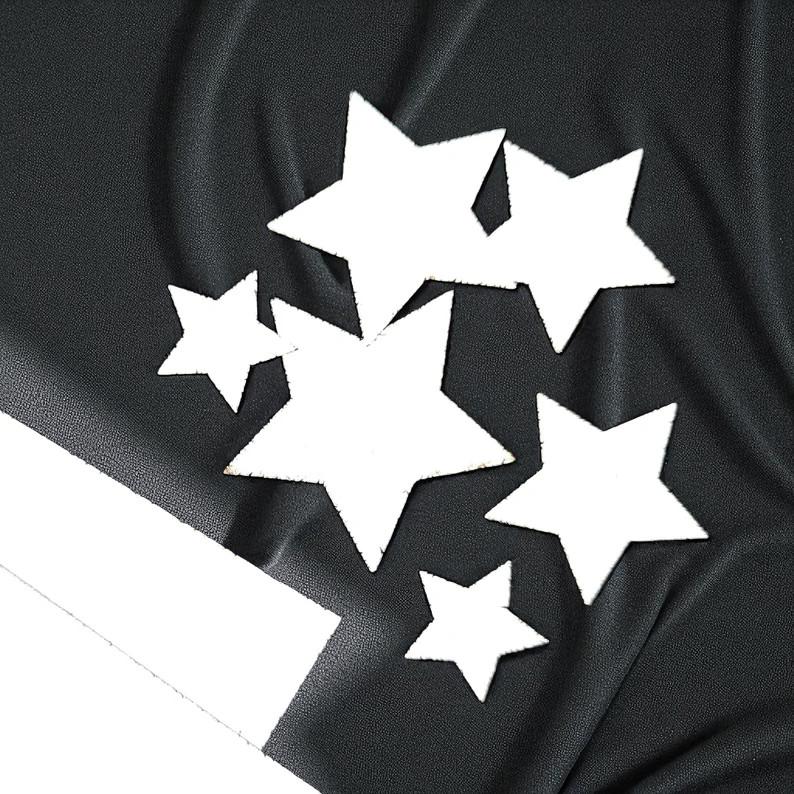 Reflektierende Stern-Etiketten – Sicherheit trifft auf Handwerkszauber