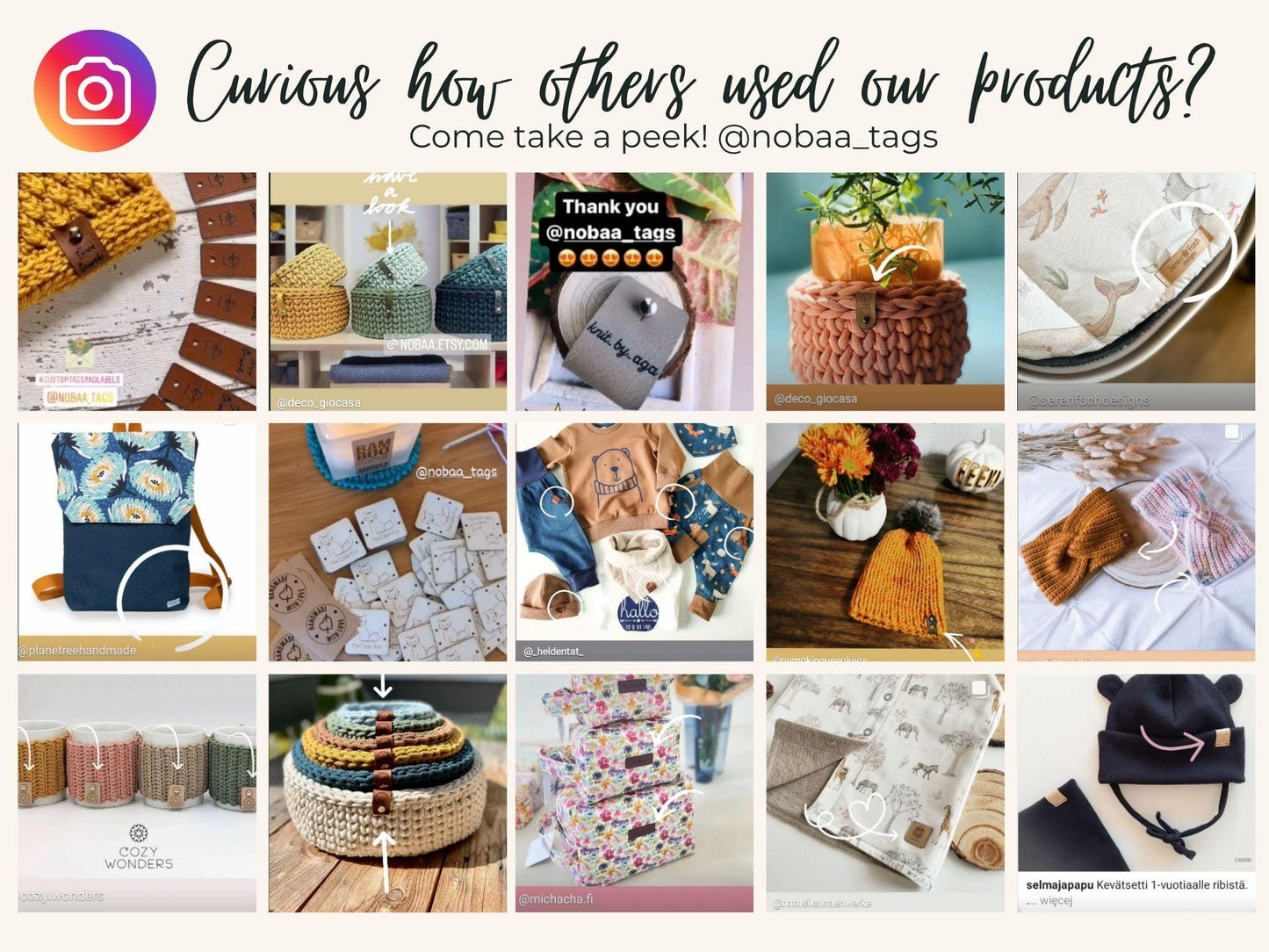 Made With Love Kartonanhänger – 20 Stück mit Leinenschnur