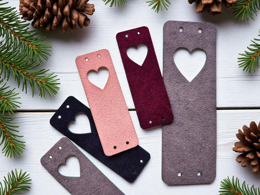 Royal Velvet Etiketten – Hochwertiges Kunstleder für Handmade-Projekte