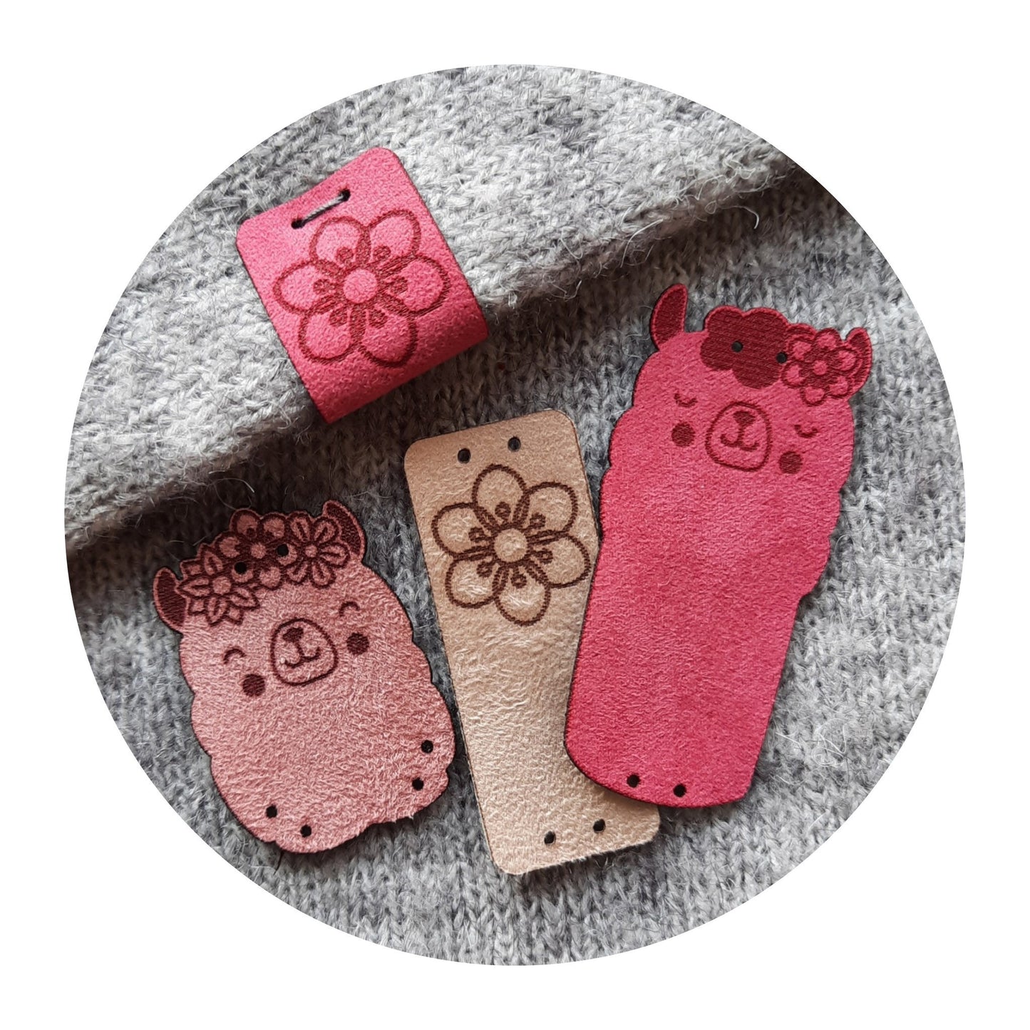 CUTE! ALPACA! – 9x Niedliche Alpaka-Etiketten für handgefertigte Projekte 🦙✨