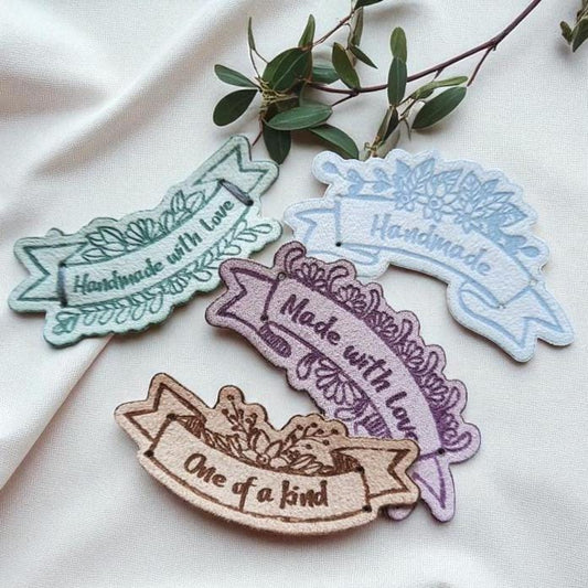 Vintage-Etiketten-Set – 10 bunte Tags für handgefertigte Projekte